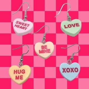 Charming Heart Message Earrings